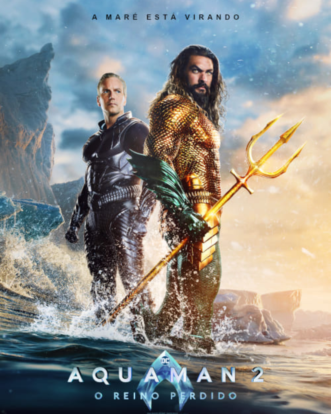 Aquaman 2, filme de aventura, super-herói aquático, reino submarino, Jason Momoa.